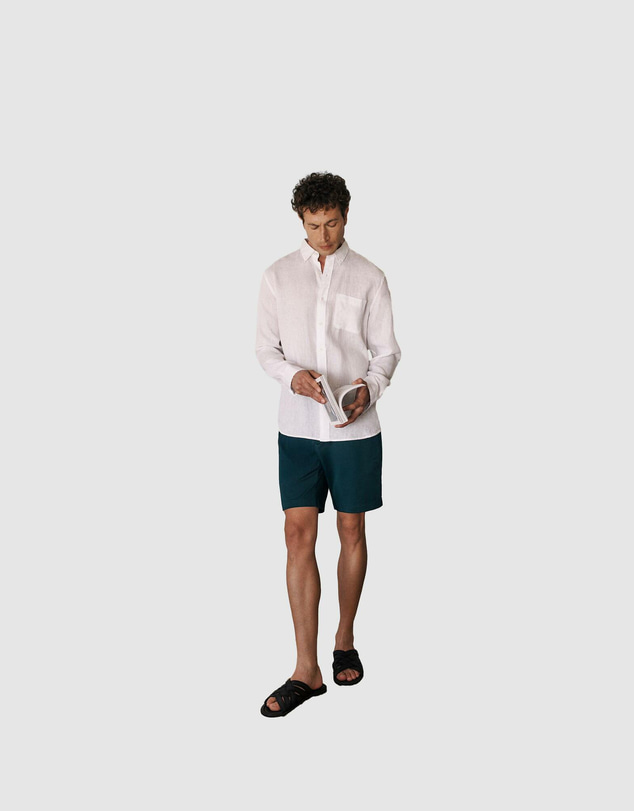 Trenery - Stretch Cotton Sateen Short