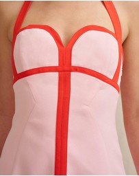 BY JOHNNY. - Wisteria Halter Mini Dress