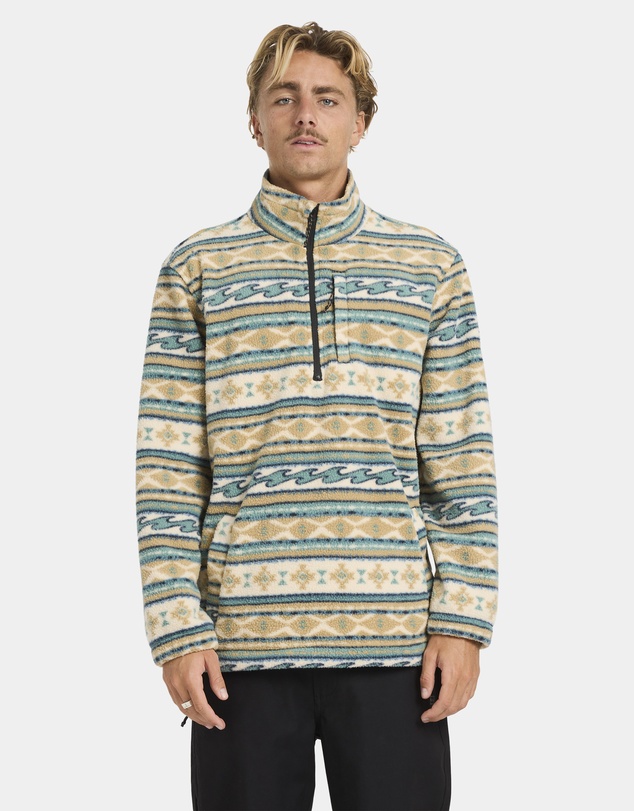 Billabong - Mens Boundary Mock Neck Fleece Top