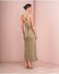 Azzurielle - Kaydy Cross Back Maxi Dress