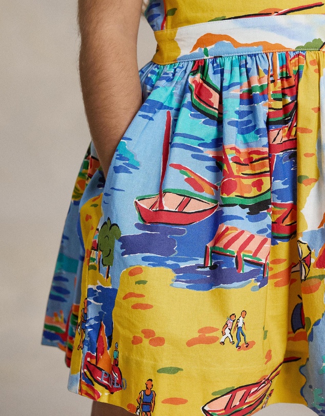 Polo Ralph Lauren - Riviera-Print Cotton Dress - Kids