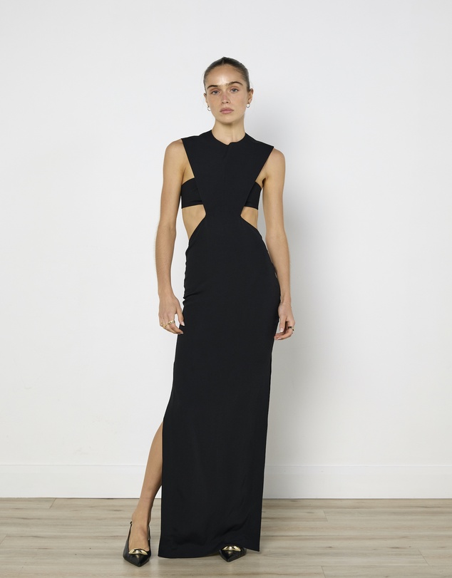 Cirkular - Pre-Loved - Scanlan Theodore Structured Cut Out Dress
