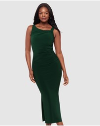 Miraclesuit Shapewear - Aria Maxi Bodycon Shaping Dress With Side Slit