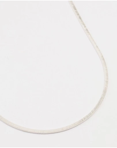 Lovisa - Silver Plated Clean Snake Chain Necklace
