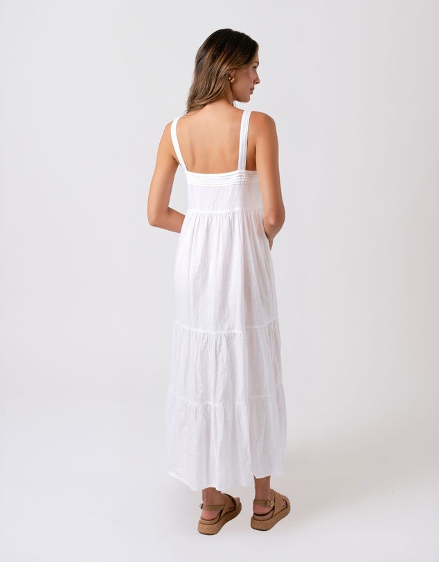 UNE PIECE - Sweetheart Neckline Cotton Maxi Dress