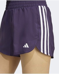 adidas Performance - Pacer Training 3-Stripes Woven High-Rise Shorts Womens