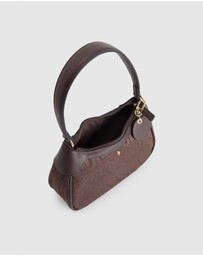 Laura Jones - Logo Jacquard Shoulder Bag