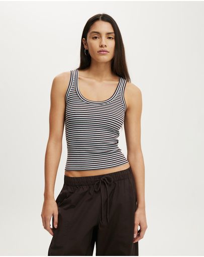 MADI STRIPE SEASIDE BLUEDARK OAK