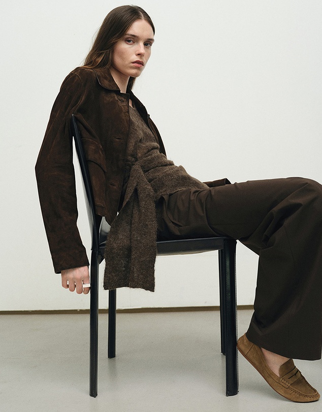 M.N.G - Suede Penny Loafers