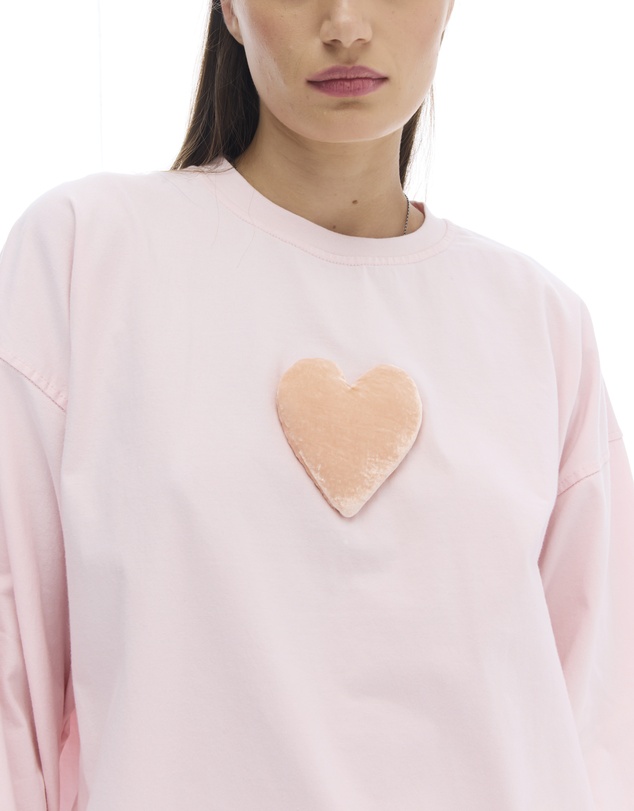 THE TALES - We Love Velvet Heart Long Sleeve Tee