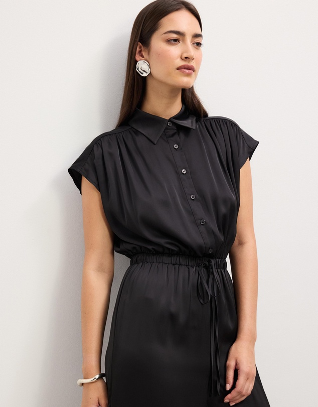 The Fated - Bryne Relaxed Satin Jumpsuit