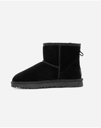 Ozwear Connection Uggs - Ugg Boots Genuine Australian Sheepskin Unisex Mini Classic Suede