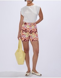 Marcs - Plant Touch This Linen Shorts