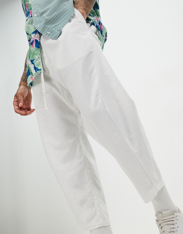 Surrounded By Ghosts - The Eskolaite Linen Drawstring Pants