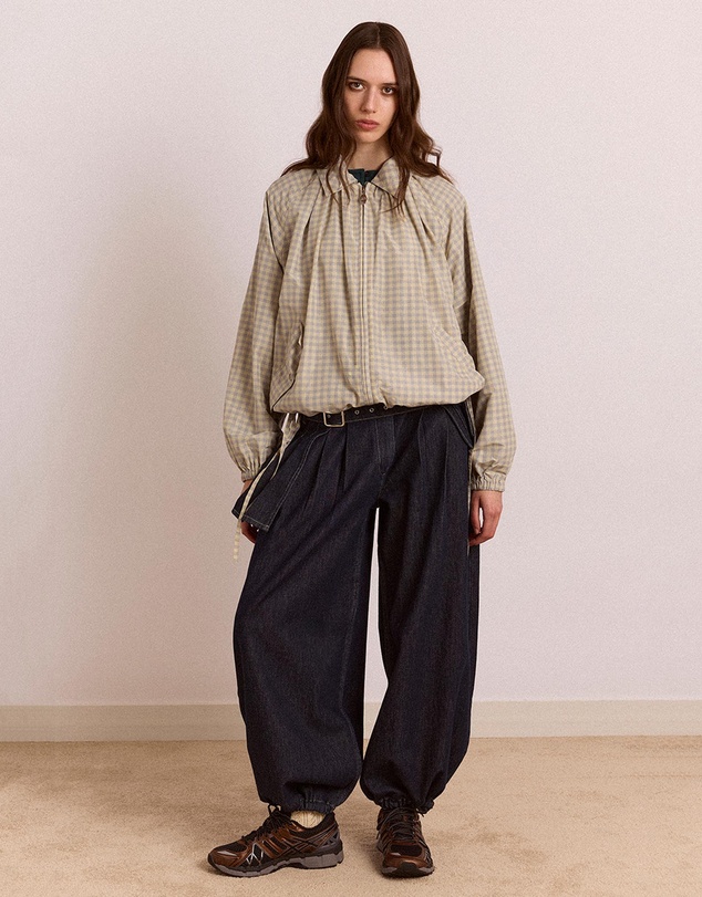 Damson Madder - Lailah Lightweight Bomber Jacket
