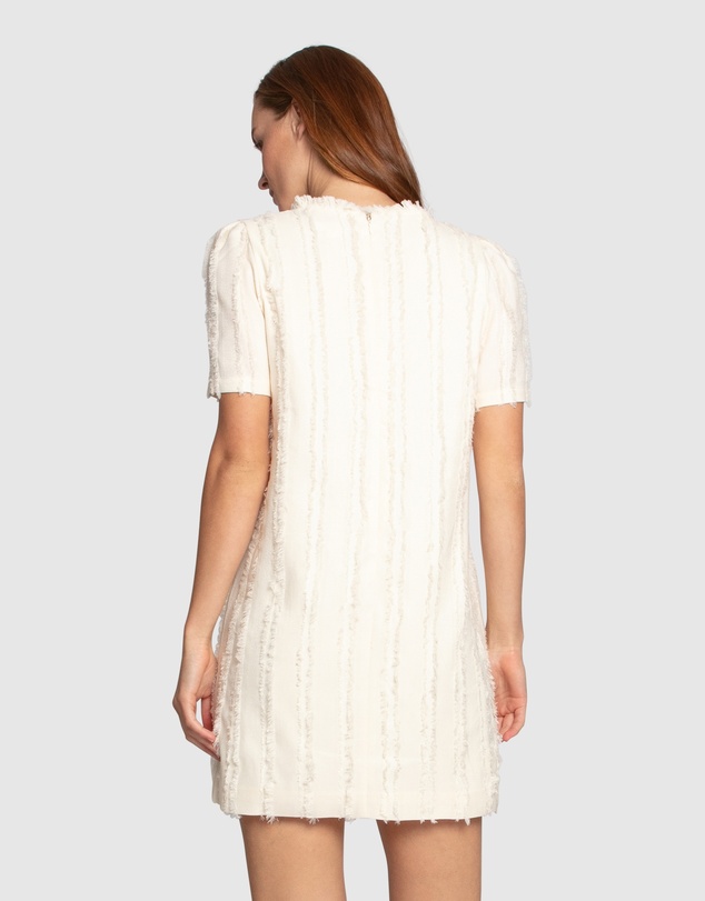 Belle & Bloom - Solana Boho Fringe Shift Mini Dress