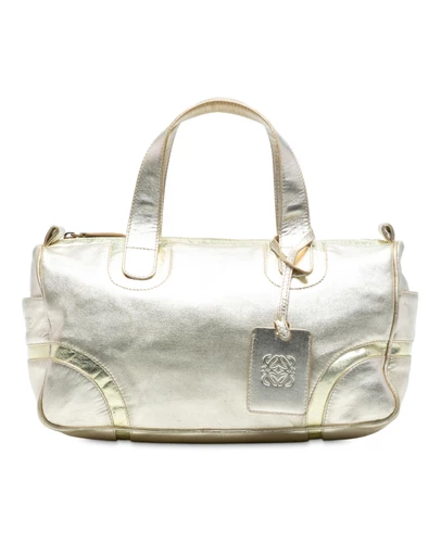 Pre-Loved by Azura Reborn - Pre-Loved Metallic Leather Handbag