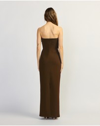 TOJHA - ANKIA DRESS - BROWN