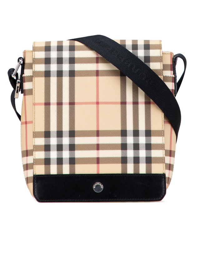 Pre-Loved by Azura Reborn - Pre-Loved House Check Canvas Flap Crossbody