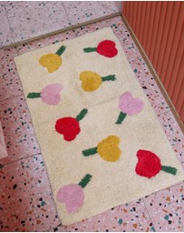 Mosey Me - Forget Me Not Bath Mat - Vanilla