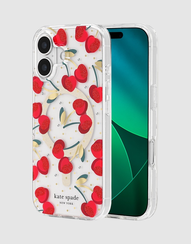 Kate Spade - Kate Spade Cherry Dot MagSafe Case for iPhone 17