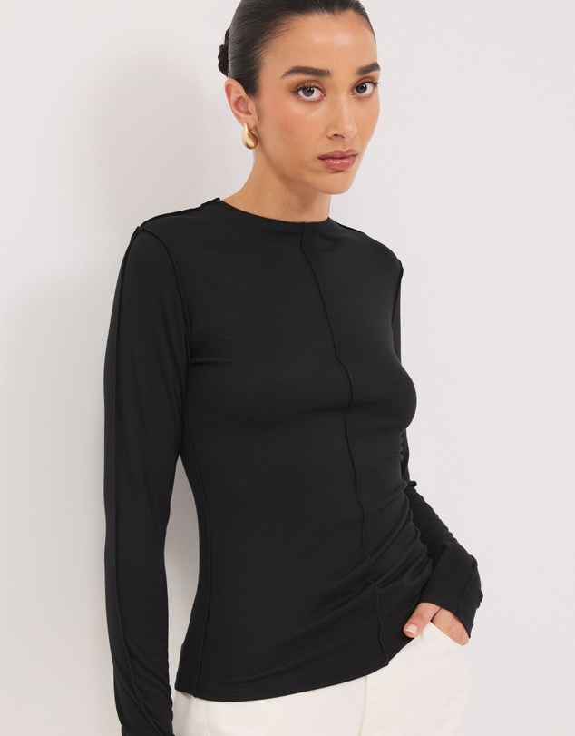Calli - Astor Babylocked Long Sleeve Top