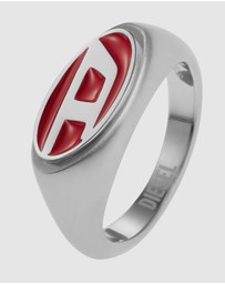 Diesel - Ring Silver Tone Ring