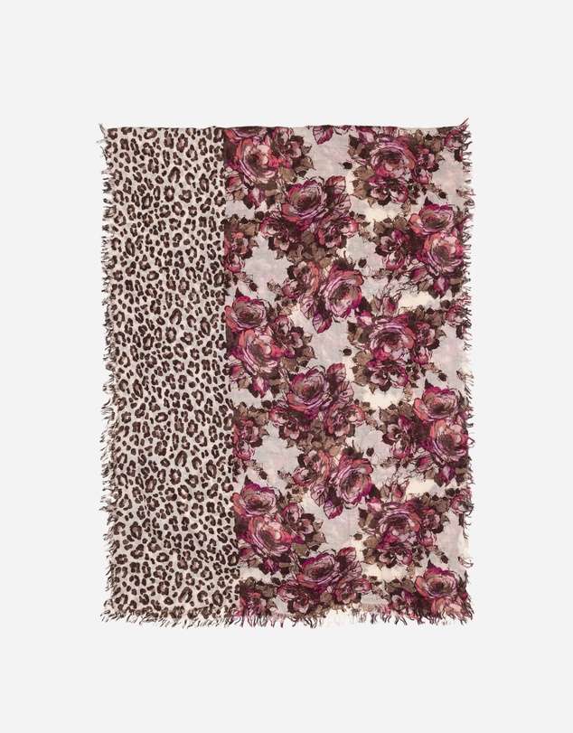 Ozwear Connection Uggs - 100% Australian Wool Print Scarf Red and Leopard