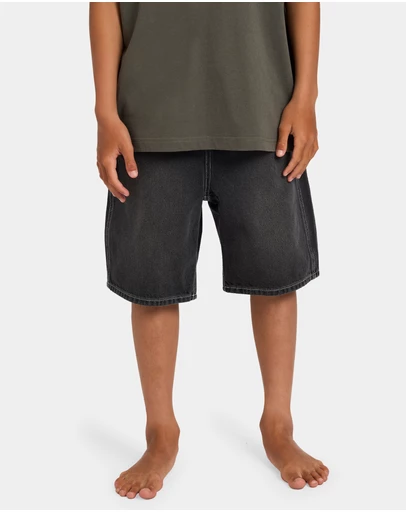 Billabong Kids - Boys 8 to 16 Spec Denim Shorts