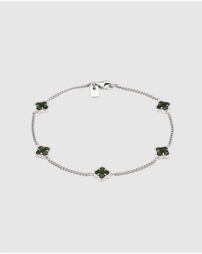 Kuzzoi - ICONIC EXCLUSIVE - Cloverleaf Bracelet in 925 Sterling Silver