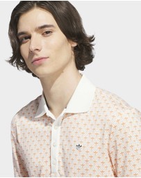 adidas Originals - Originals All Over Trefoil Polo Mens