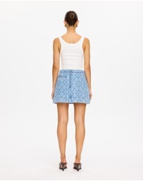 KIVARI - Joey Denim Mini Skirt