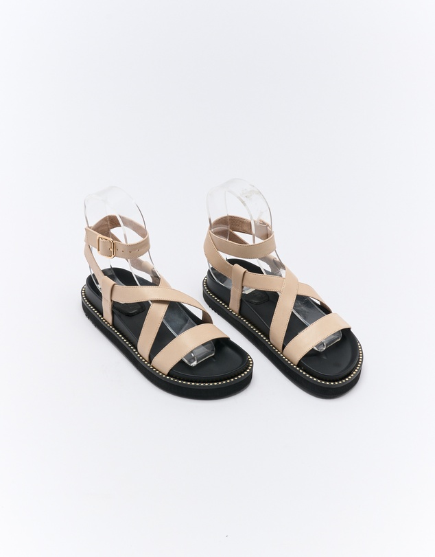 Walnut Melbourne - Presly Leather Sandal