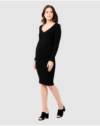 Ripe Maternity - Sadie Rib Knit Nursing Dress