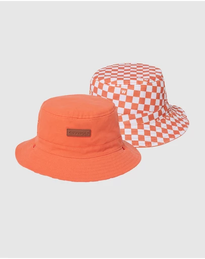 Crywolf - SWIM BUCKET HAT Sunset Check