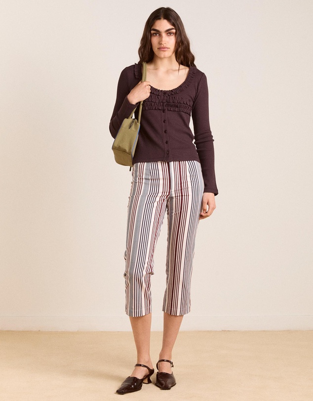 Damson Madder - Gaia Capri Trousers