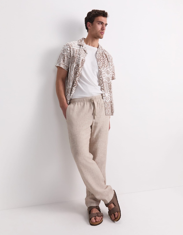 Sportscraft - Caffery Yarn Dyed Linen Pant