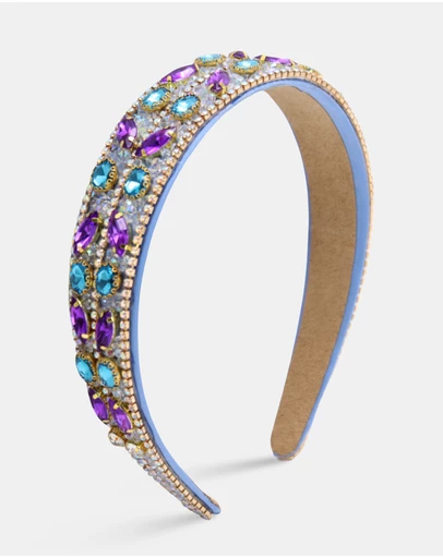 Morgan & Taylor - Lucie Headband in Blue