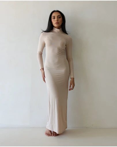 Mod Squad - Luxe Long Sleeve Slip Dress Base Layer