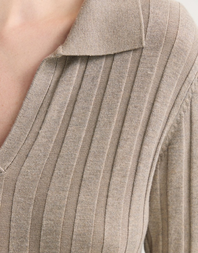 Oxford - Dakota Knitted Polo Collar Dress