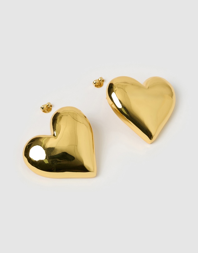 Izoa - Nyx Heart Stud Earrings