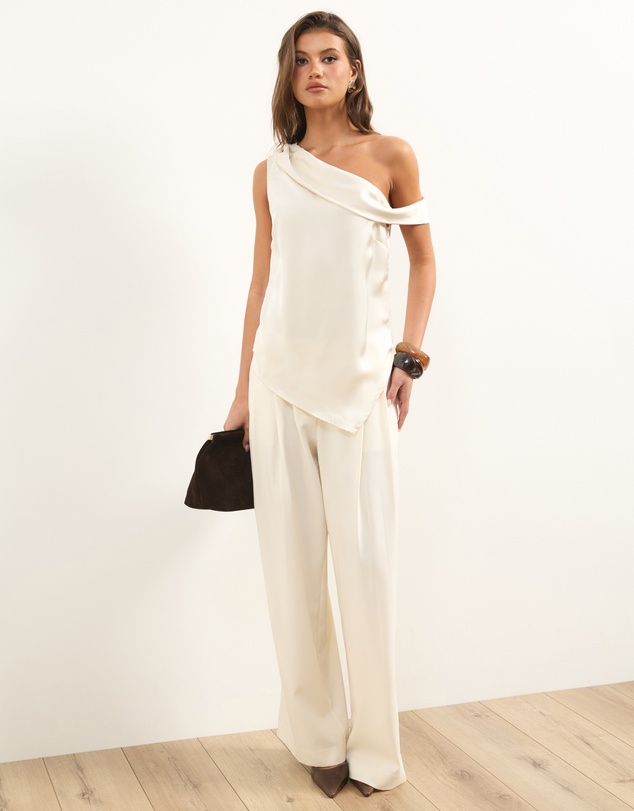 Atmos&Here - Eriselle Off Shoulder Satin Top