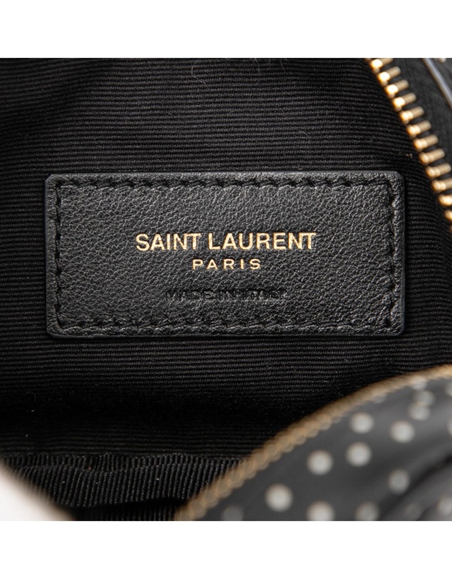 Pre-Loved by Azura Reborn - Pre-Loved Baby Quilted Chevron Calfskin Monogram Polka Dot Lou Camera Bag