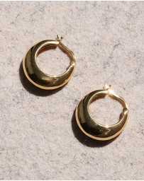 SAINT VALENTINE - Positano Large Hoops - Gold