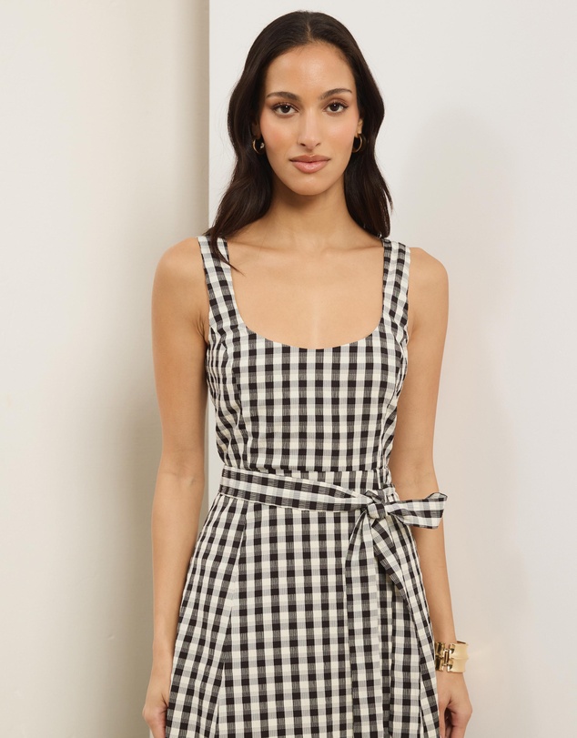 Atmos&Here - Grace Gingham Midi Dress