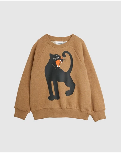 Mini Rodini - Panther SP Melange Sweatshirt - Babies-Teens