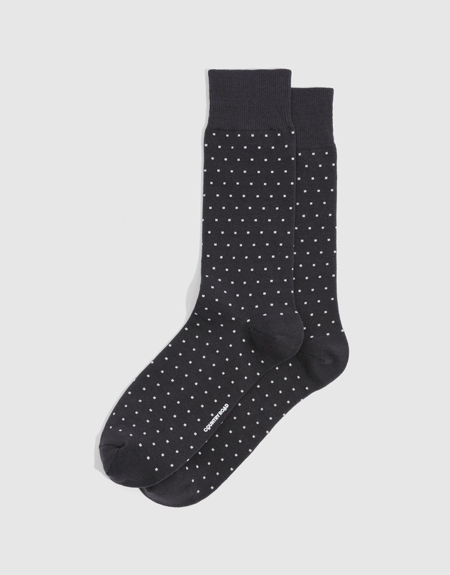 Country Road - Australian Cotton Blend Square Dot Socks