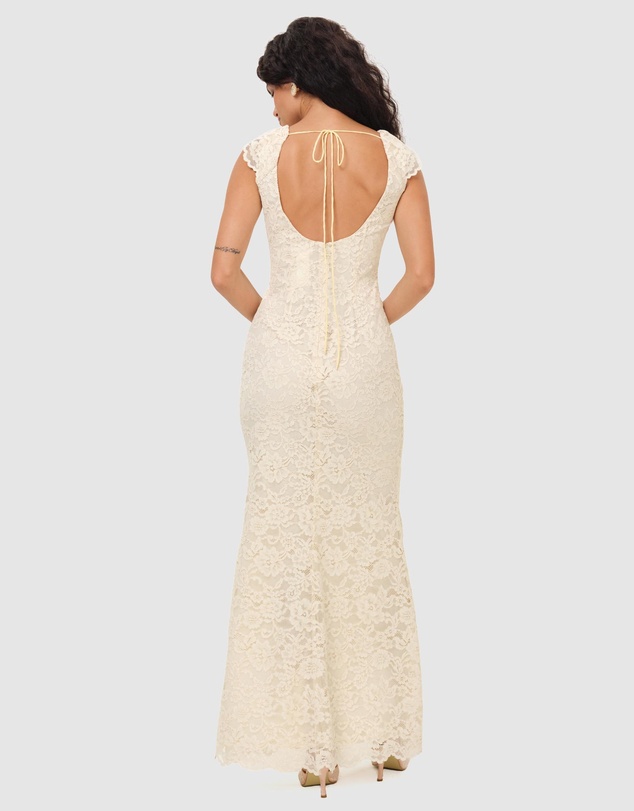 For Love & Lemons - Cottage Lace Maxi Dress
