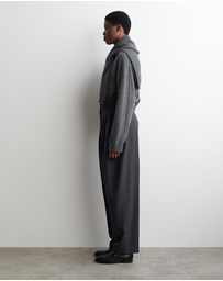 COS - Pleated Wool-Blend Barrel-Leg Trousers