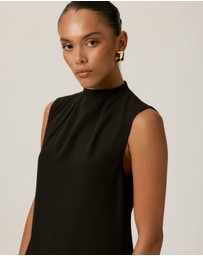 Tussah - Sue Crepe Shift Mini Dress